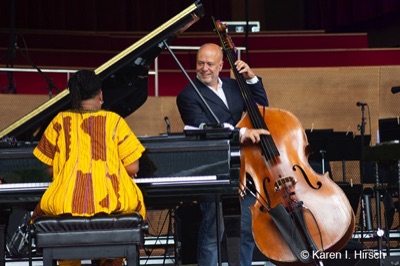 Bethany Pickens with Larry Gray, bassist